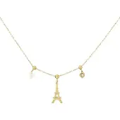 Yehwang Eiffeltoren ketting