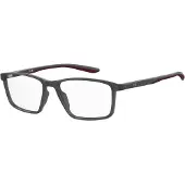 Under Armour UA 5109 55/16/145 Grijze rode kunststof monturen MAN UA 5109