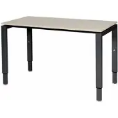 Schaffenburg Verstelbaar Bureau - Domino 120x60 robson - zwart frame