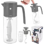 Orion - Mixfles - Handmatige Dressingmixer - 350 ml - Borosilicaatglas
