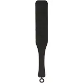Ouch! Silicone Textured Paddle - Zwart