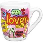 Paper Dreams Cartoonmok Lover wit Beker
