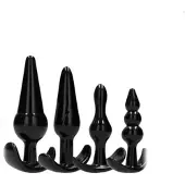 Shots - Sono No. 80 - 4-Piece Butt Plug Set - Black