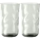 Paveau Swirl Mist - Longdrinkglazen (460 ml) - Set van 2 - Mondgeblazen Borosilicaatglas