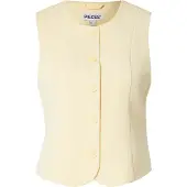 Pieces Bodywarmer 'PCKAMIL' lichtgeel