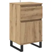 vidaXL Dressoir Artisan-eikenhout, 35 x 40 x 70 cm, houtvezel