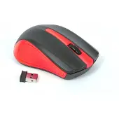 Platinet - Draadloze Muis - 1000-1200-1600 DPI - Tot 10 Meter Bereik - Muis met Duimsteun - Rood/Zwart