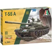 Italeri Modelbouwpakket Militaire voertuigen - 7081 T-55 A Tank Plastic - 1:72 -