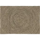 vidaXL Vloerkleden Naturel en Zwart 120 x 170 cm Jute