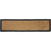 vidaXL Vloerkleden Donkergrijs 60 x 300 cm Jute