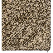 vidaXL Gebied Tapijt Naturel en Zwart 60 x 200 cm Jute