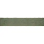 vidaXL Vloerkleden Rechthoekig Olijfgroen 80 x 400 cm Jute