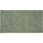 vidaXL Vloerkleden Rechthoekig Olijfgroen 60 x 110 cm Jute