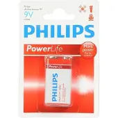 Philips Powerlife Alkaline 9 Volt Batterij
