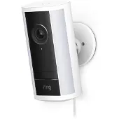 Ring Spotlight Camera Pro 2e Generatie Stekker Wit