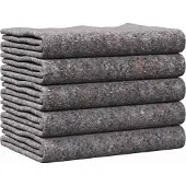 vidaXL - Verhuisdekens - 5 - st - Grijs - 150 - x - 200 - cm - Stof