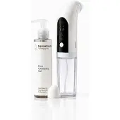 InnovaGoods Gezicht reinigingsset - - Kombucha Vibepure - Oplaadbare borstel met 6 koppen - Gel 200 ml - USB