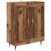 vidaXL Dressoir Oudhout 69,5 x 34 x 90 cm Bewerkt hout