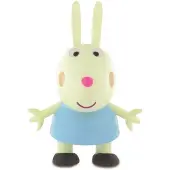 Comansi speelfiguur Peppa Pig: Rebecca Rabbit 6 cm wit
