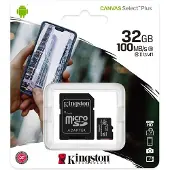 Kingston MICRO SD KAART ZWART 32GB+ADAPTER Class 10