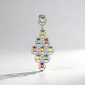 Cavill - 925 Sterling Zilver Hanger - 2.185 ct Natuurlijke Groene Blauwe Saffier - Ovale Madagaskar Edelsteen - Elegant Design