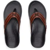 Reef Leather Offshore Slippers bruin Leer - Maat 45