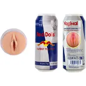 Kaalimato - Masturbator in Energy Drink Blikje - Blauw/Rood