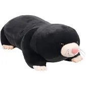 UNUS Mol knuffel pluchen knuffeldier 80cm zwart