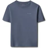 Calvin Klein T-shirt - donkerblauw Jongens/Meisjes Katoen Ronde hals Effen - maat 116
