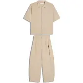 Bershka Joggingpak beige