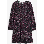 Bonprix Jersey jurk van gestructureerde crinkle 164/170
