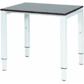 Schaffenburg Verstelbaar Bureau - Domino 80x60 logan - wit frame