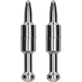 Ouch! Ouch - Magnetische Tepelklemmen - diamant pen - Zilver