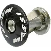 Massi & Stracke Plug Superlight Piv Alloy-carbono Spider Zwart 1 1/8´´