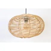 Design Handmade lamp Naturel Rotan Hanglamp Rimboe woonkamer Slaapkamer Ø 40 cm