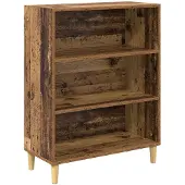 vidaXL Dressoir, gerecycled hout, 69,5 x 32,5 x 90 cm, houtvezel