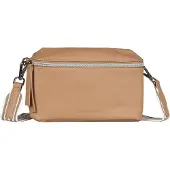 Tom Tailor schoudertas Orla Stripe Belt Bag Camel Lichtbruin