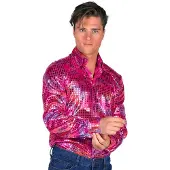 Coppens Heren disco blouse pink | Maat Xxl |