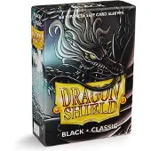 Asmodee Dragon Shield Card Sleeves: Japanese Classic Black (59x86mm) - 60 stuks