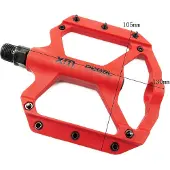 HBS Pd-501 Fietspedalen - Lichtgewicht Slijtvast En Antislip Rood