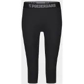 Poederbaas Legging Women Lightweight Baselayer 3/4 Pant Black-XS