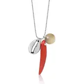 Scmyk Vodka & Caviar - Kogel ketting met bedels - 48 cm goudkleurig