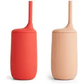 Liewood - Tuitbeker Dylan (set van 2) - Apple Red/Tuscany Rose