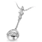 Orphelia Dames 925 Sterling Zilveren Ketting met Hanger - Zilver ZH-4743