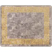 vidaXL Tapijt Runner MARSA Grijs 80 x 100 cm Polyester en PVC