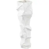 Ptmd - Vaas Kellie - Wit - 15.5x15x48cm