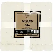 Domarex Narzuta Rita 200x220 cm Kremowa Pikowana z Falbaną