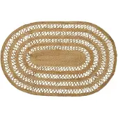 vidaXL Vloerkleden Naturel 122 x 183 cm Jute