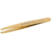 Tweezerman Ultra Precision Slant Tweezer Schuine Pincet, Goud Pincet 1 st