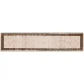 vidaXL Tapijt Runner MARSA Zwart 80 x 350 cm Polyester en PVC